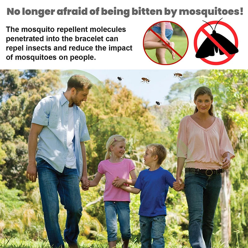 Mosquito Repellent Bracelet – Chemical-Free Sports Wristband