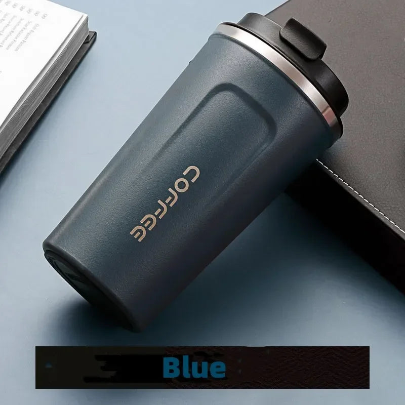 380ML 510ML Stainless Steel Thermal Travel Mug – Leakproof Coffee and Water Bottle