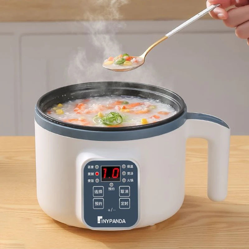 1.7L Electric Rice Cooker – Non-Stick Multi Cooker with Steamer, Smart Mechanical Controls, 220V
