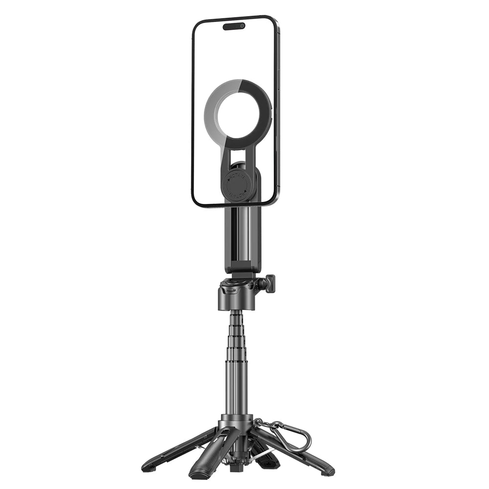 2026 Magnetic Selfie Stick Tripod with Remote – Extendable Phone Stand for iPhone, Samsung & Xiaomi