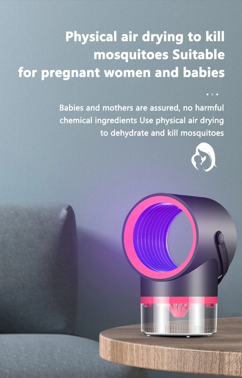 Ion Purification Mosquito Killer Lamp – Portable Mini USB Rechargeable