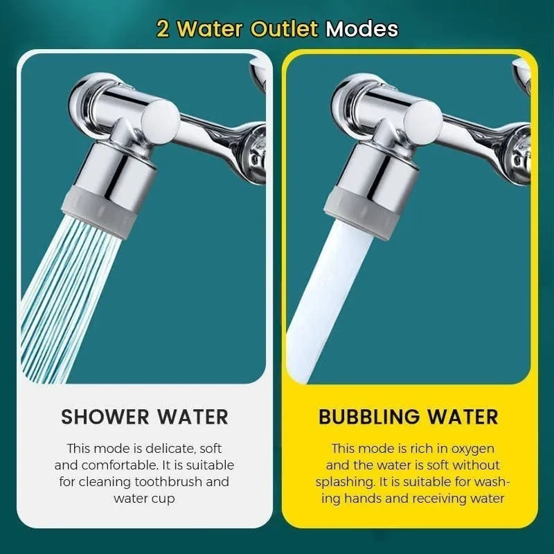 Universal Rotatable Faucet Sprayer Dual Mode Aerator