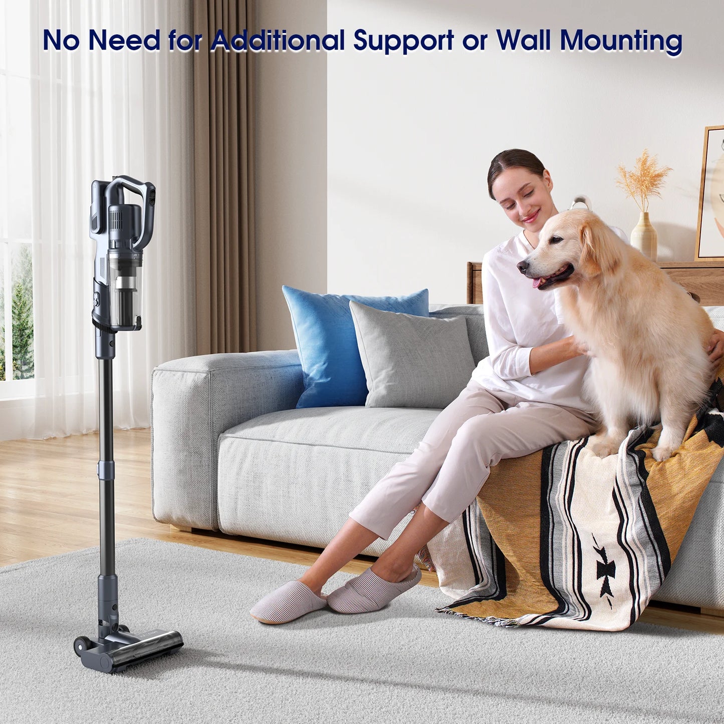 M243 Wireless Floor Vacuum – 25kPa Powerful Suction