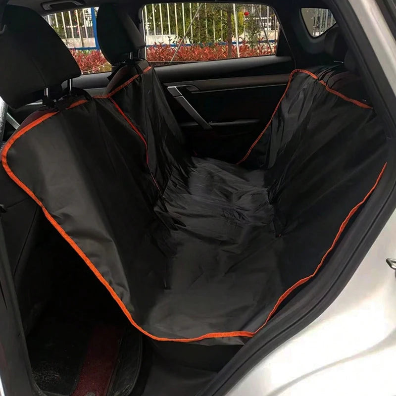 Dog Car Seat Cover for Back Seat – Oxford Cloth Durable Scratchproof Hammock and Pet Seat Protector for Cars, Trucks and SUVs