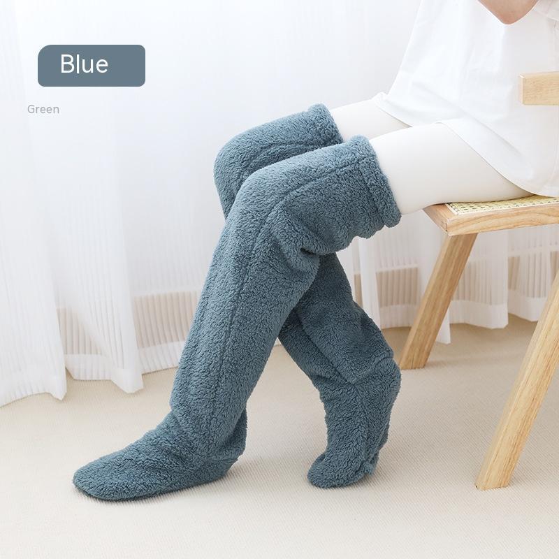 Goodbye Cold Nights! Cozy Over-Knee Fuzzy Socks for Snug Winter Warmth
