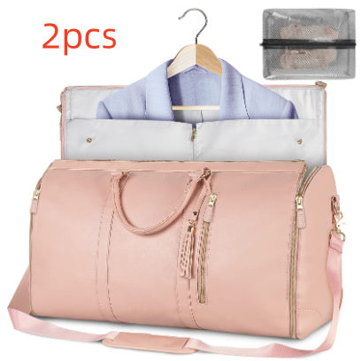 Large Capacity Travel Duffle Bag – Women’s Handbag, Folding Suit Bag, Waterproof Tote