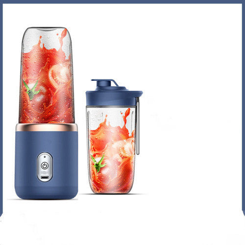 6-Blade Portable Blender – Mini Juicer Cup with USB Rechargeable Smoothie Maker & Ice Crusher