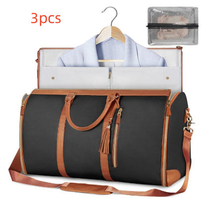 Large Capacity Travel Duffle Bag – Women’s Handbag, Folding Suit Bag, Waterproof Tote