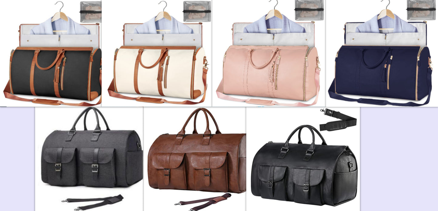 Large Capacity Travel Duffle Bag – Women’s Handbag, Folding Suit Bag, Waterproof Tote