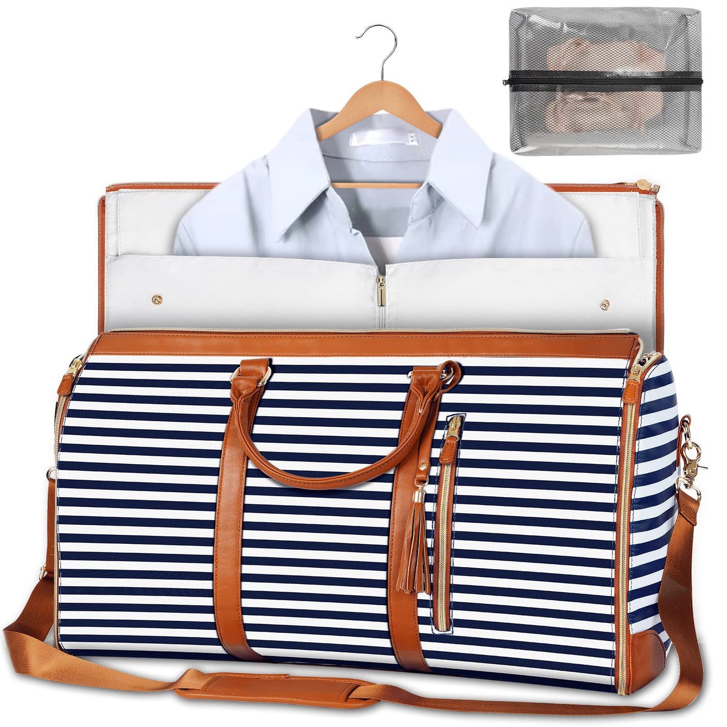 Large Capacity Travel Duffle Bag – Women’s Handbag, Folding Suit Bag, Waterproof Tote