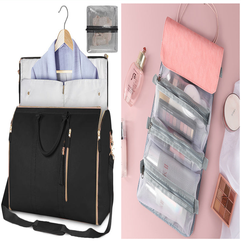 Large Capacity Travel Duffle Bag – Women’s Handbag, Folding Suit Bag, Waterproof Tote