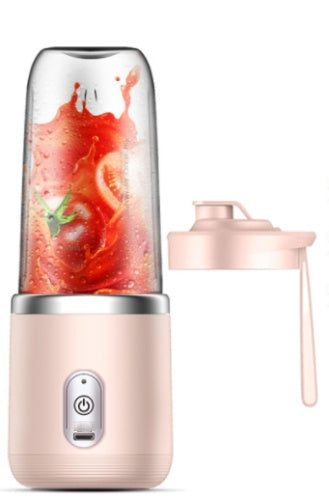 6-Blade Portable Blender – Mini Juicer Cup with USB Rechargeable Smoothie Maker & Ice Crusher