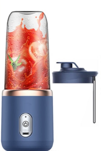 6-Blade Portable Blender – Mini Juicer Cup with USB Rechargeable Smoothie Maker & Ice Crusher