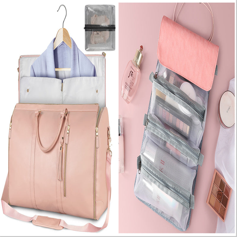 Large Capacity Travel Duffle Bag – Women’s Handbag, Folding Suit Bag, Waterproof Tote