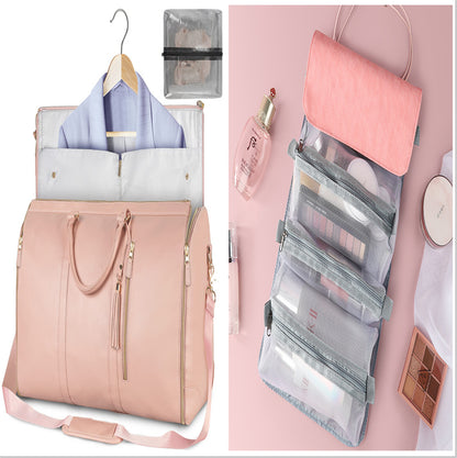 Large Capacity Travel Duffle Bag – Women’s Handbag, Folding Suit Bag, Waterproof Tote