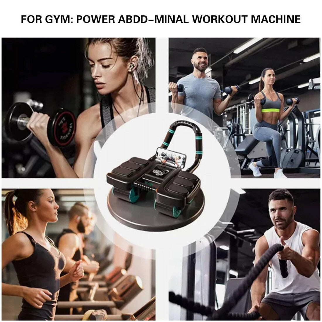 Train Smarter & Safer: Healthy Belly Wheel 4-Wheel Ab Roller with Elbow Support