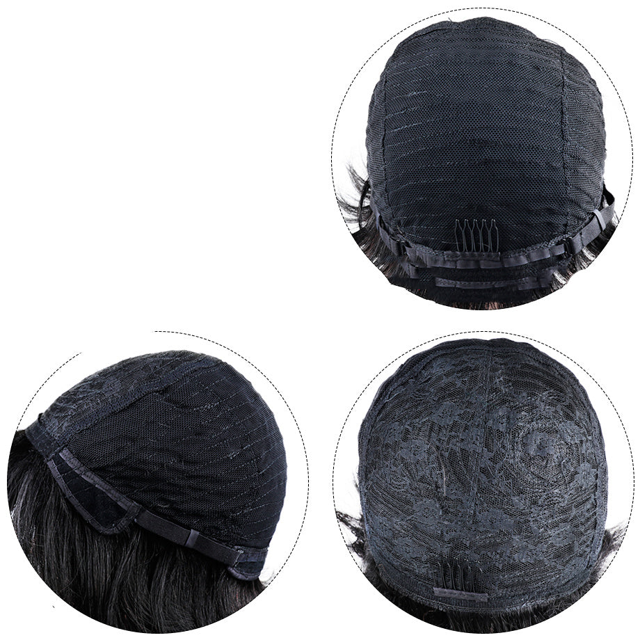 Fluffy Short Curly Wig in Vibrant Orange – Soft Synthetic Hair