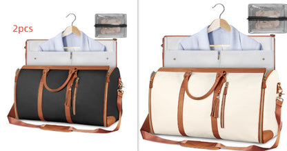 Large Capacity Travel Duffle Bag – Women’s Handbag, Folding Suit Bag, Waterproof Tote