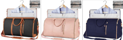 Large Capacity Travel Duffle Bag – Women’s Handbag, Folding Suit Bag, Waterproof Tote