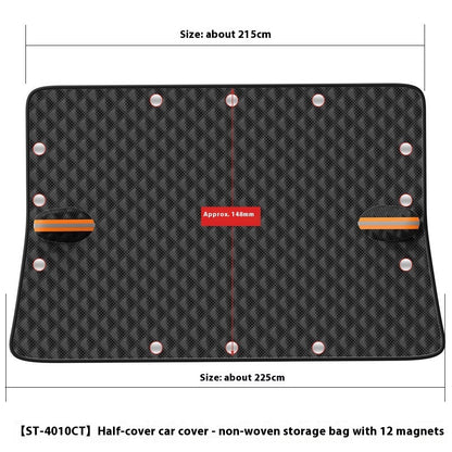 Premium XL Car Snow Protective Windshield Cover – 6-Layer Magnetic Suction, Anti-Freezing Winter Protection