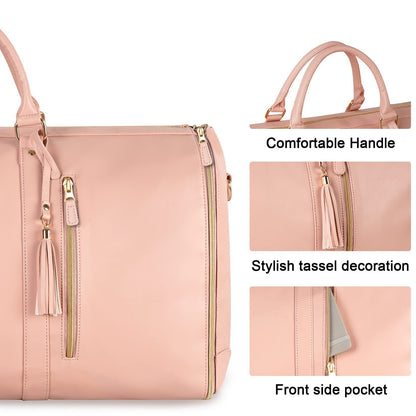 Large Capacity Travel Duffle Bag – Women’s Handbag, Folding Suit Bag, Waterproof Tote