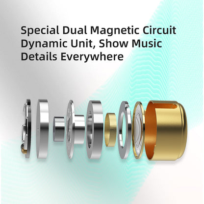 KZ EDX Pro HiFi In-Ear Earphones – Deep Bass Music Earbuds (No-Mic Version)