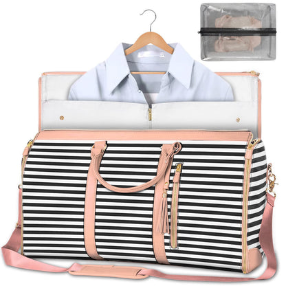 Large Capacity Travel Duffle Bag – Women’s Handbag, Folding Suit Bag, Waterproof Tote