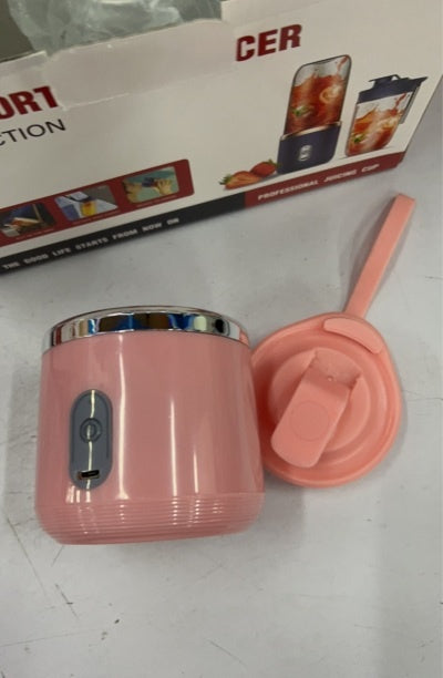 6-Blade Portable Blender – Mini Juicer Cup with USB Rechargeable Smoothie Maker & Ice Crusher