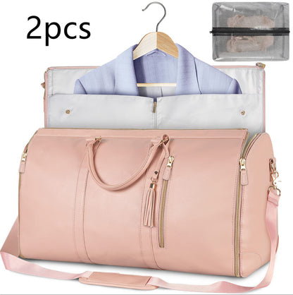 Large Capacity Travel Duffle Bag – Women’s Handbag, Folding Suit Bag, Waterproof Tote