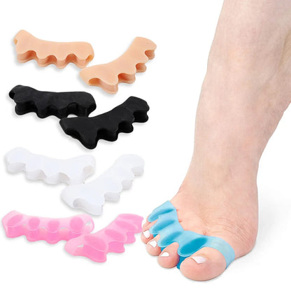 Toe Spacers & Straighteners – Silicone Pain Relief Bunion Protectors for Men & Women