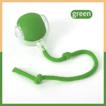 Rechargeable Cat Interactive Ball Toy – Auto Rolling Mouse with Tail"