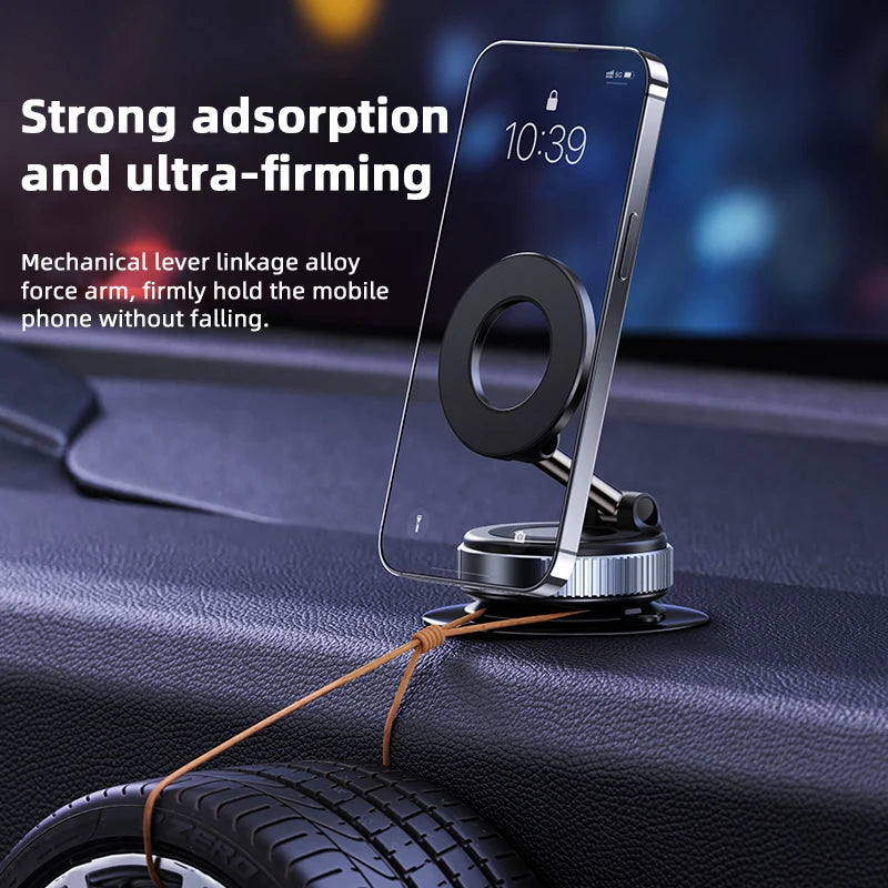 FlexiMag Axis Holder – Triple-Rotation Magnetic Phone Stand