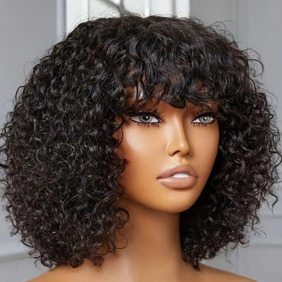 XBeauty Sleek Natural Body Flip Short Wig – 100% Brazilian Remy Human Hair