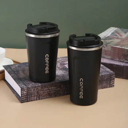 380ML 510ML Stainless Steel Thermal Travel Mug – Leakproof Coffee and Water Bottle