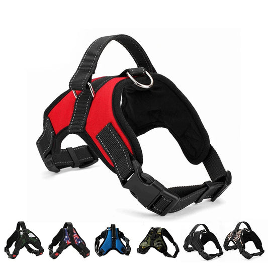 Adjustable Dog Harness – Quick Release, Breathable Nylon Vest for Pets