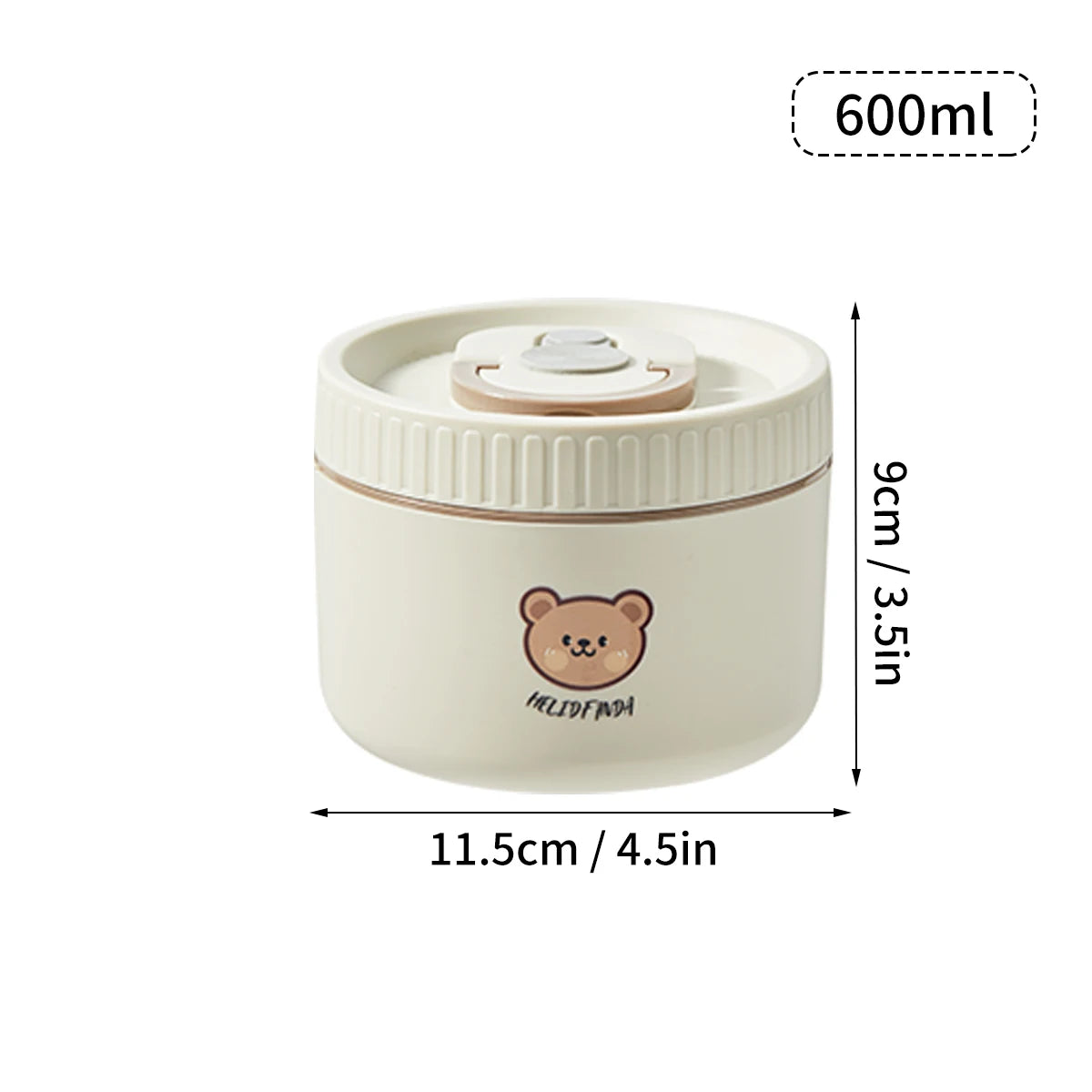 Stainless Steel Thermal Bento Lunch Box Large Capacity Insulated Food Container
