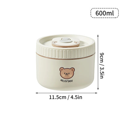 Stainless Steel Thermal Bento Lunch Box Large Capacity Insulated Food Container