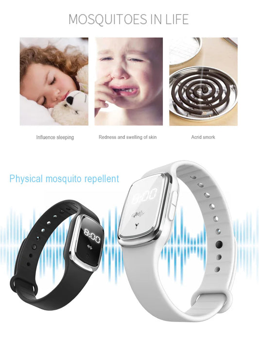 Anti-Mosquito Wristband – Ultrasonic Protection