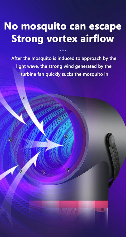 Ion Purification Mosquito Killer Lamp – Portable Mini USB Rechargeable