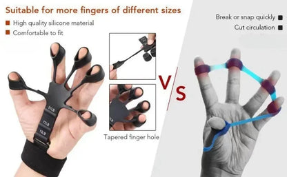 Silicone Finger Trainer – 5 Finger Hand & Wrist Stretcher for Strength and Recovery