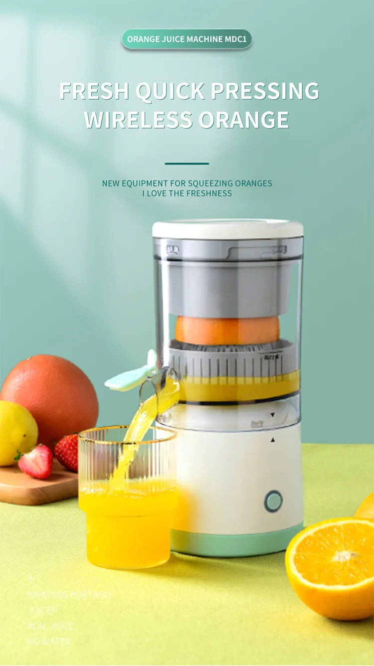 Fully Automatic Fruit Juicer Portable Household Juice Machine with Residue Separation