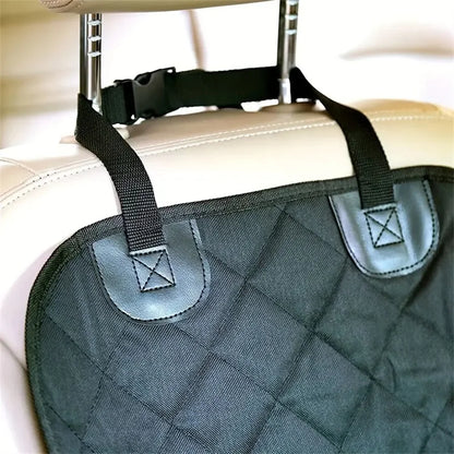 Quilted Waterproof Fabric Dog Car Seat Cover – Anti-Slip Pet Booster for Cars Trucks and SUVs