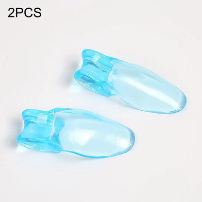 2pc Silicone Toe Splitter Correction Device For Hallux Valgus Large Foot Bone Separation Toe Sleeve Toe Splitter Manicure Tools