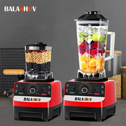 2000W Heavy-Duty Commercial Blender – High-Power Juicer and Food Processor for Ice, Smoothies, and Kitchen Use – BPA-Free