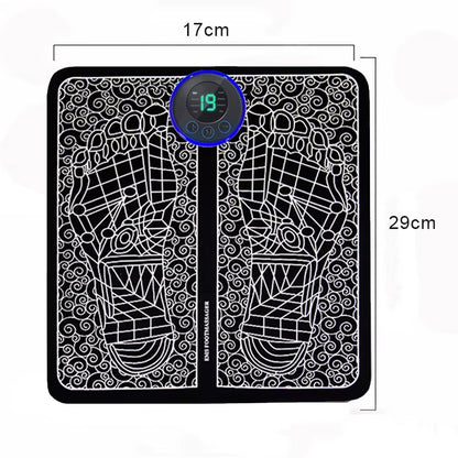 Electric Foot Massager Pad Muscle Stimulator for Pain Relief & Relaxation