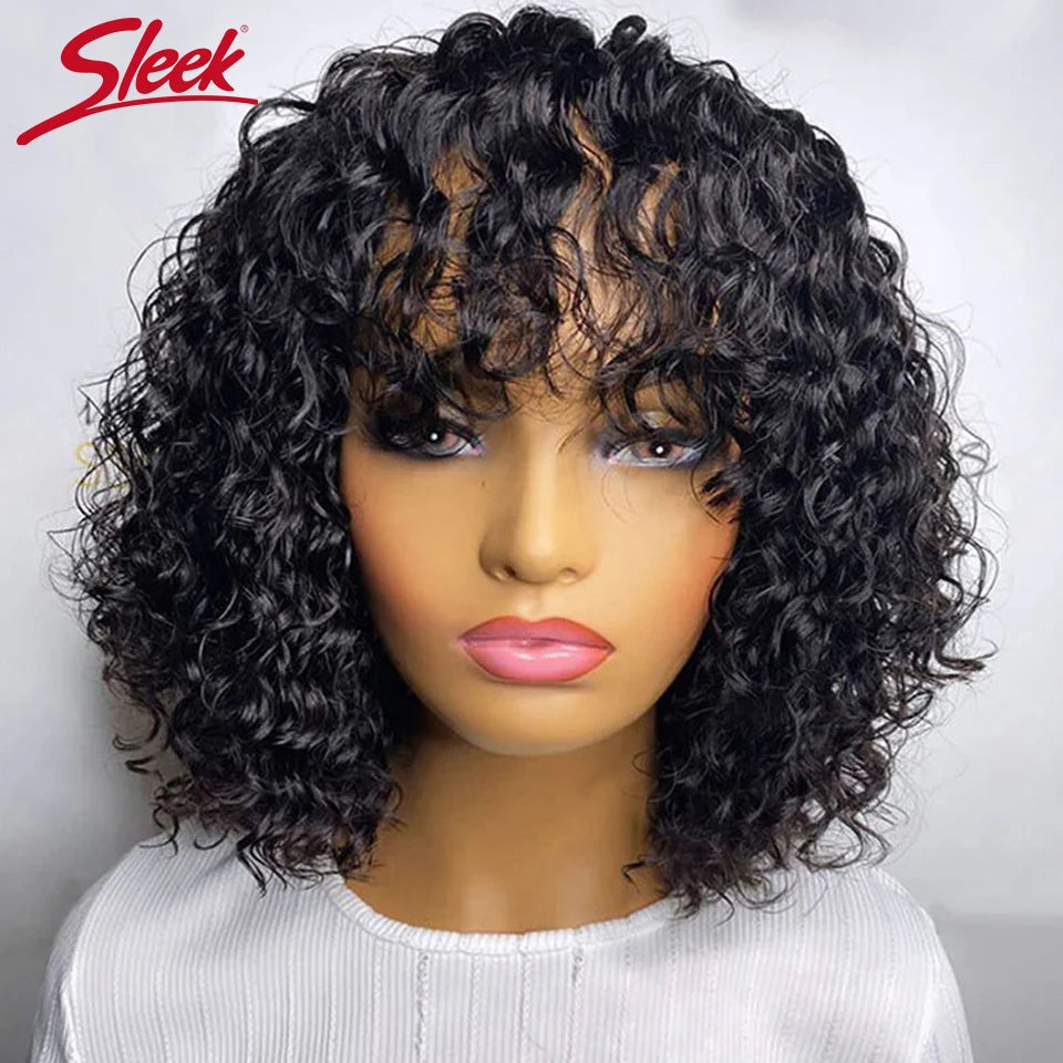XBeauty Sleek Natural Body Flip Short Wig – 100% Brazilian Remy Human Hair