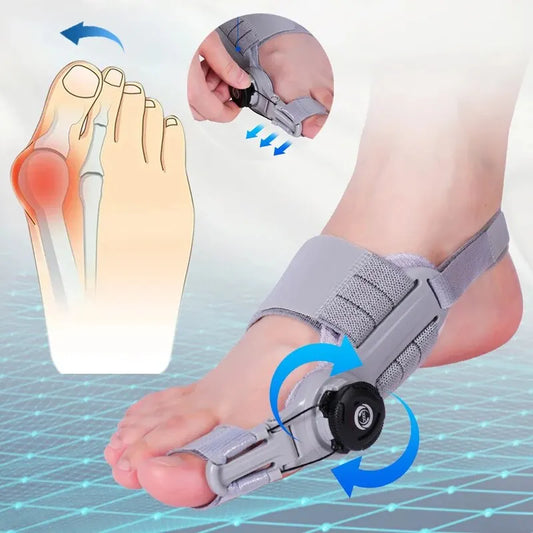 Bunion Corrector – Adjustable Toe Separator & Straightener for Hallux Valgus Relief (Unisex)