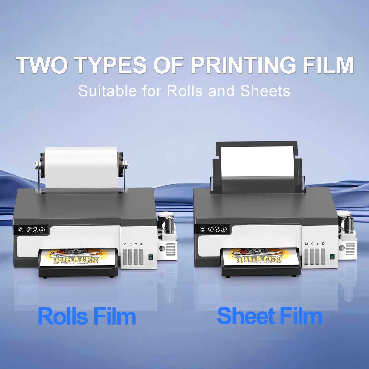 FlexiFilm XP600 DTF Printer Kit – 8.5"/13" A4/A3 Direct-to-Film Machine for T-Shirts & Apparel