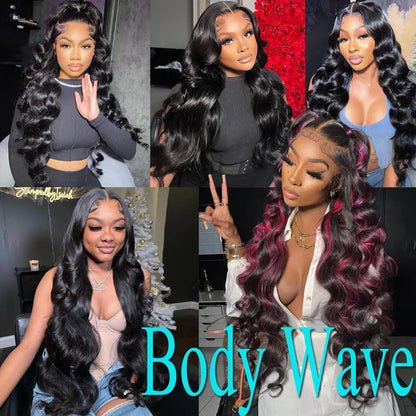 Brazilian Body Wave Human Hair Bundles with 4x4 Lace Closure – 3 Bundle Virgin Hair Set, Natural Black”