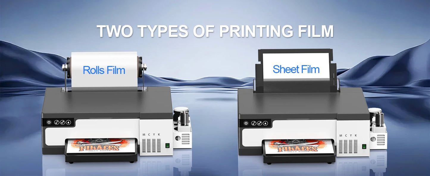 FlexiFilm XP600 DTF Printer Kit – 8.5"/13" A4/A3 Direct-to-Film Machine for T-Shirts & Apparel